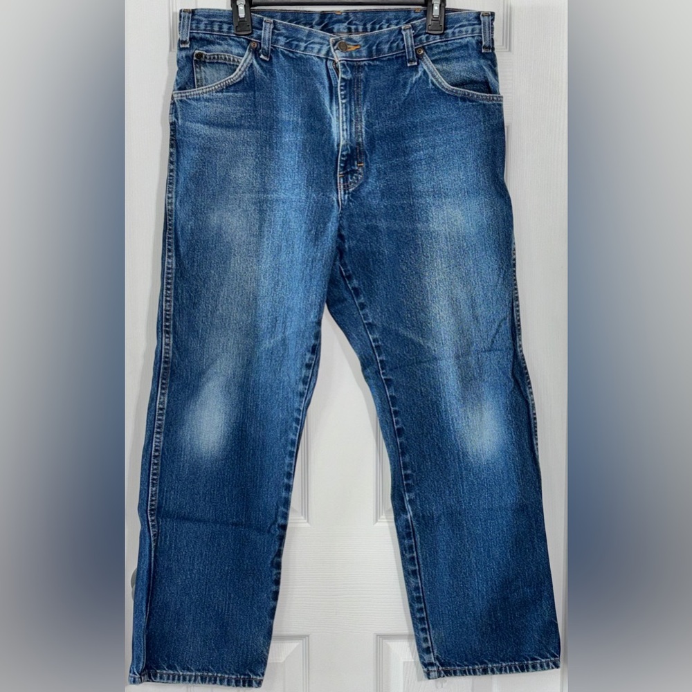 Dickies Jeans Men 35x30 Blue Workwear Denim Pants Straight Leg
